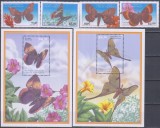 Timbre cu fluturi din Grenada Carriacou et Petite Martinique