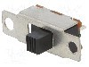 Intrerupator glisant, 2 pozitii, SPDT, BBM (non-shorting), ON-ON, E-SWITCH - EG1201