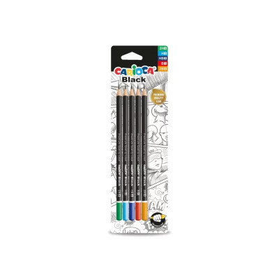 Set creioane grafit CARIOCA Black foto