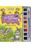 Disney: Iepurasii la joaca. Sa pictam impreuna! Carte de colorat cu pensula si acuarele
