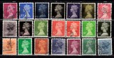 A12 S4 10 - Timbre foarte vechi - Anglia - Marea Britanie - Regina 7