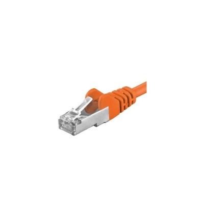 Patchcord SFTP RJ45-RJ45 Cat.6A, 1m, portocaliu, &amp;quot;SFTP-6A-1-O&amp;quot; (timbru verde 0.08 lei) foto