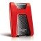 HDD Extern Adata HD650, 1TB, Rosu, USB 3.1