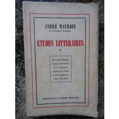 Andr&eacute; Maurois - &Eacute;tudes Litt&eacute;raires