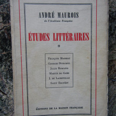 André Maurois - Études Littéraires