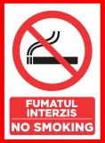 Placuta fumatul interzis no smoking