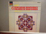 Liszt &ndash; 6 Hungarian Rhapsodies (1983/Phonogram/RFG) - VINIL/NM+, Clasica, Philips
