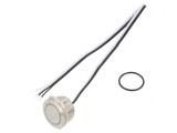 Comutator anti-vandalism verde 2 poziții SPST-NO 50mA 24V IP65