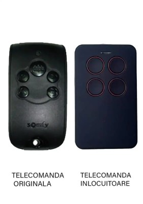 Telecomanda poarta garaj de 2 si 4 canale cod fix 433.92MHz Somfy Keytis 4 NS RTS compatibila cu originalul (848) foto