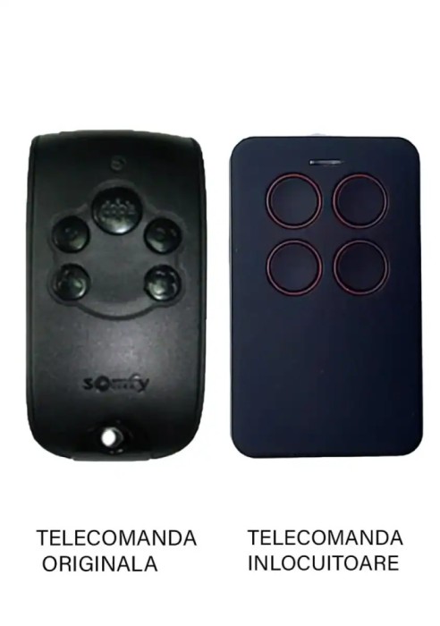 Telecomanda poarta garaj de 2 si 4 canale cod fix 433.92MHz Somfy Keytis 4 NS RTS compatibila cu originalul (848)