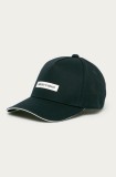 Emporio Armani șapcă de baseball din bumbac culoarea albastru marin, cu imprimeu