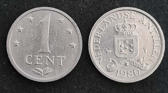 Antilele Olandeze 1 cent 1980