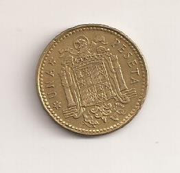 Moneda Spania - 1 Peseta 1975