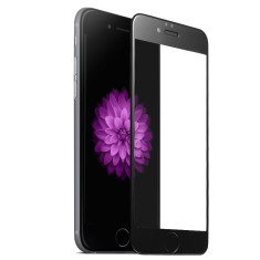 Folie Sticla 3D iPhone 7 / iPhone 8 Neagra Full Cover Protectie Ecran Antisoc Tempered Glass HC
