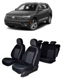 Cumpara ieftin Set huse scaune dedicate VW TIGUAN 2016- 2022 (Bancheta fractionata + huse cotiere), Umbrella