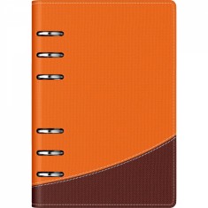 Agenda organizer B6 cu 6 inele Orange Line