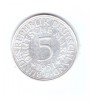 Moneda Germania 5 mark/marci 1951 F, stare buna, curata, Europa, Argint