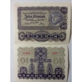 Austroungaria 10 Koronen 1922 XF