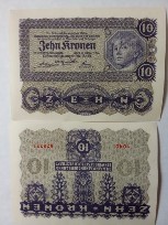 Austroungaria 10 Koronen 1922 XF foto