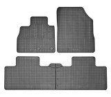 Set covorase auto din cauciuc Renault Scenic 2016-2022; Grand Scenic 2016-2022, Negre