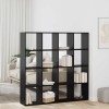 VidaXL Dulap pentru cărți Stejar negru 137.5 x 29 x 137.5 cm