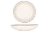Bonna Farfurie ad&acirc;ncă - Galata - Porţelan - 23 cm (1000cc) - set de 6