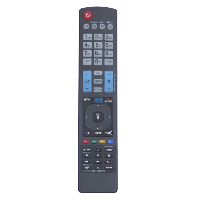 Telecomanda pentru LCD/LED LG AKB73615306, neagra cu functiile telecomenzii originale