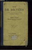 1884 Cours de Dict&eacute;es, convenant aux m&eacute;thodes les plus usit&eacute;es DEFODON Charles
