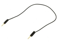 Cablu de măsurare neizolat 60VDC 30VAC 3A 0.15m negru