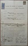 Contract vanzare-cumparare bilingv, Plaesii de Jos si Sus// 1923