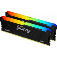 Memorie RAM Kingston Fury Beast, DIMM, DDR4, 16GB, 3200MHz, CL16, 1.35V, Kit of