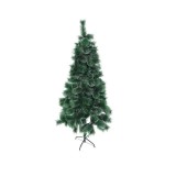 Brad Artificial de Craciun, eMazing, tip Pin Inzapezit, inaltime 210 cm, Varfuri Ninse, Suport Metalic
