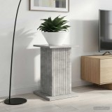 vidaXL Suport pentru plante Gri Beton 30,5 x 30 x 43 cm Lemn prelucrat 899804