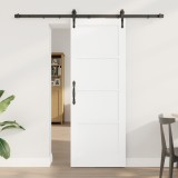 Ușa glisantă vidaXL cu set de accesorii Alb 73.5x198.5 cm Lemn masiv de pin, Ușa interioară vidaXL &#039;ORKDAL&#039;Alb 73.5x198.5 cm Lemn masiv de pin