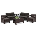 Cumpara ieftin Set de mobilier de grădină Corfu Big, maro