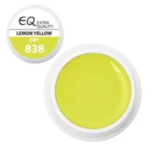 Gel UV Extra quality &ndash; 838 Dry &ndash; Lemon Yellow, 5g