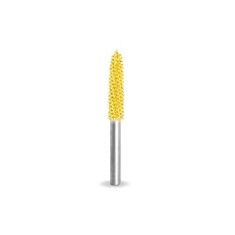 KUŽEL-pr. 3,2mm,stopka 3mm, Granulatie Saburr FINA - GALBENA