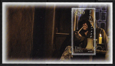 NOUA ZEELANDA 2001 STAPANUL INELELOR LORD OF THE RINGS 6 FOTO foto