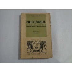 NUDISMUL - D.V. BARNOSCHI ( autograf si dedicatie)