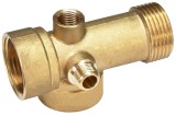 Racord Din Alama Cu 5 Cai Pentru Hidrofor 1", 82Mm