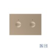 Modul intrerupator dublu cap scara / cruce wireless cu touch Livolo standard Italian, Serie noua SmartElectro IntelligentHouse