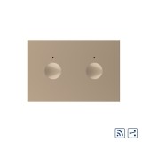 Cumpara ieftin Modul intrerupator dublu cap scara / cruce wireless cu touch Livolo standard Italian, Serie noua SmartElectro IntelligentHouse