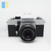 Praktica LTL Film, Obiectiv Meyer-Optik Gorlitz Domiplan 50mm f/2.8 M42, aparat foto vintage