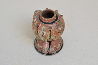 Vechi vas ceramica glazurata China foto