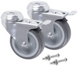 Set roti cu frana pentru cutii QBRICK&reg; Patrol, montaj rapid