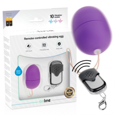 ONLINE - REMOTE CONTROL VIBRATING EGG S PURPLE foto