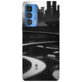 Husa compatibila cu Motorola G20 model Grey Future, Silicon, TPU, Viceversa, Transparent, Carcasa
