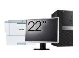 Pachet Second Hand Calculator DELL OptiPlex 5040 Tower, Intel Core i7-6700 3.40GHz, 8GB DDR3, 240GB SSD + Monitor 22 Inch + Imprimanta Brother HL-L630