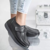 Cumpara ieftin Pantofi cu platforma riley negru piele naturala, 36