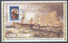 Gibraltar 1980 Ships, Nelson Anniversary, perf. sheet, fold, used L.116, Stampilat